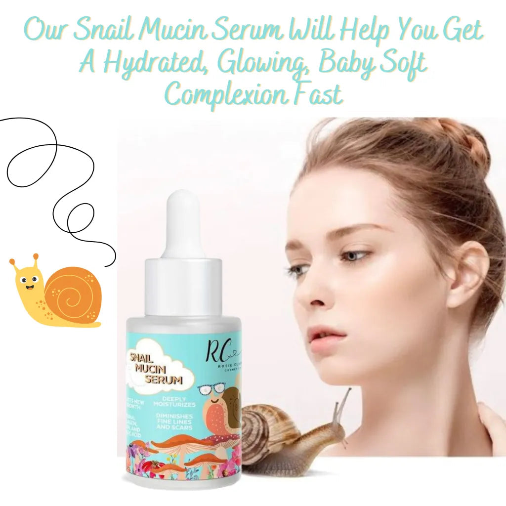 Snail Mucin Serum with Vitamin C & E – Glow Booster