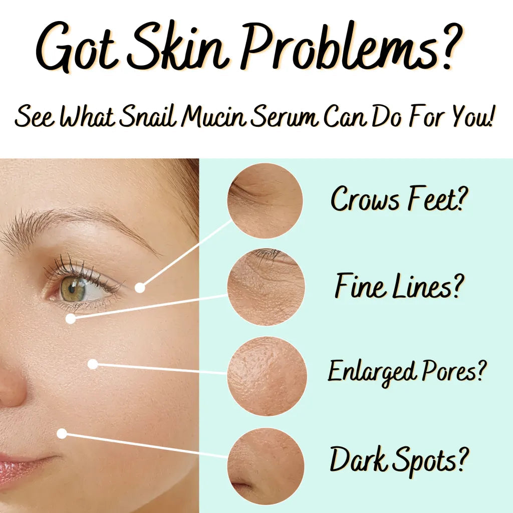 Snail Mucin Serum with Vitamin C & E – Glow Booster