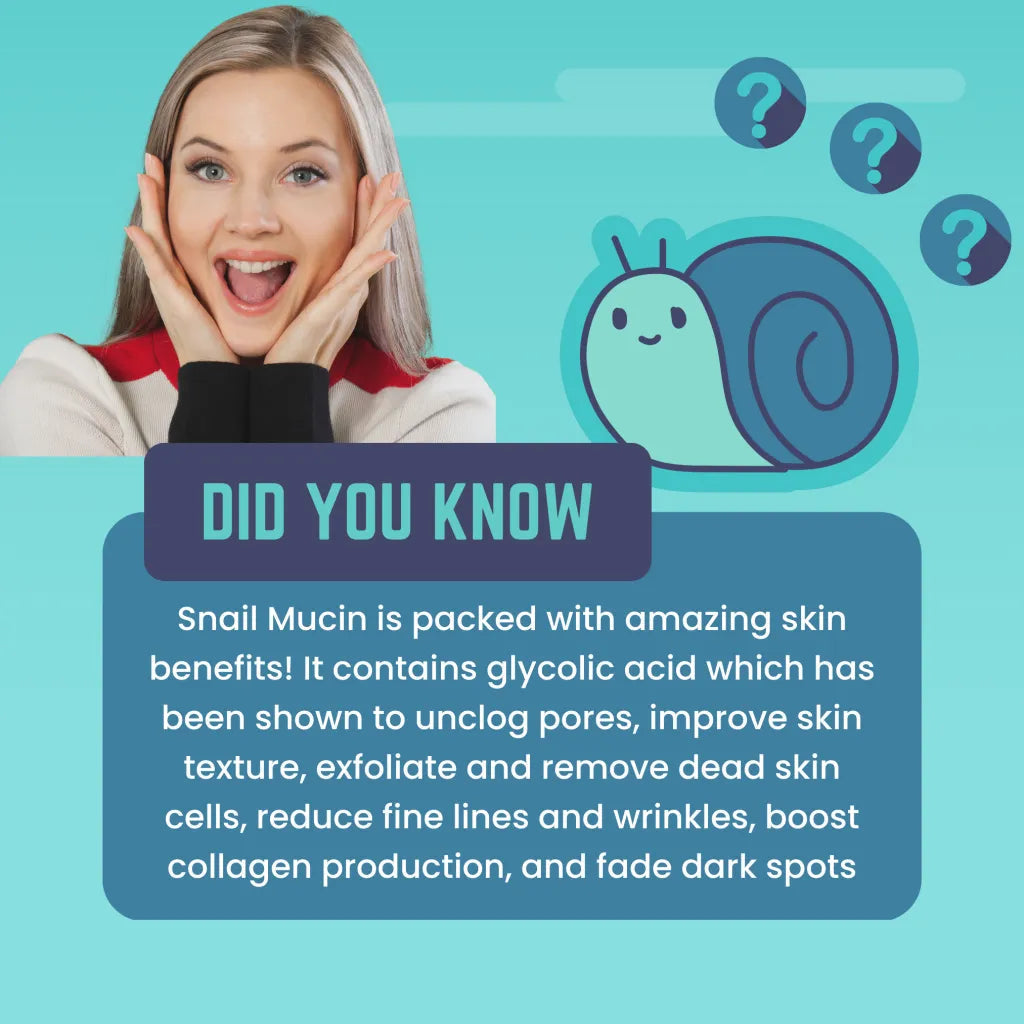 Snail Mucin Serum with Vitamin C & E – Glow Booster
