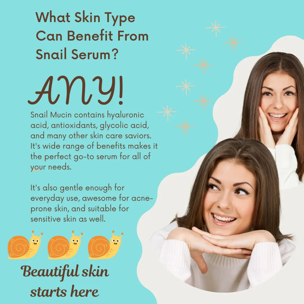Snail Mucin Serum with Vitamin C & E – Glow Booster
