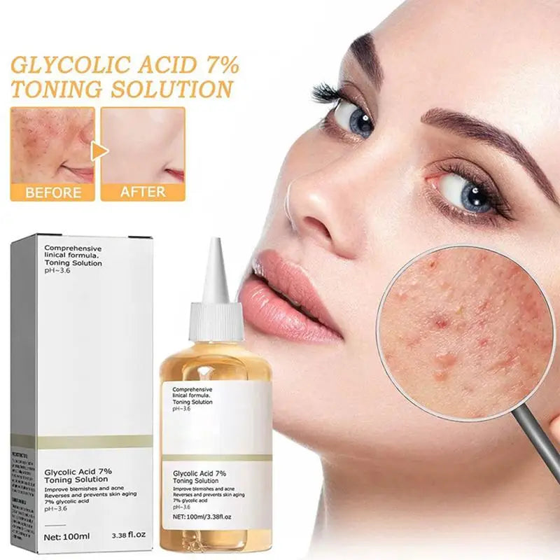 Glycolic Acid 7% Face Toner – Exfoliate & Brighten